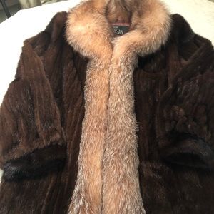 Parisian Mink Sport Jacket with Fox Trim